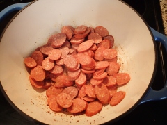 Chopped Andouille Sausage